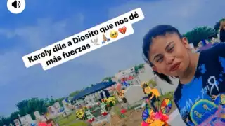La dolorosa reaparición de Lupita TikTok: Una foto en la tumba de su bebé que genera controversia