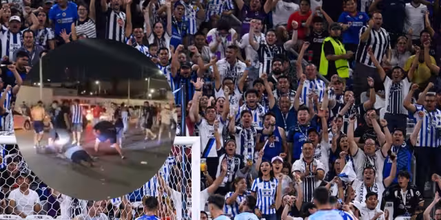 Seguidores de Rayados protagonizaron actos violentos en el exterior del estadio
