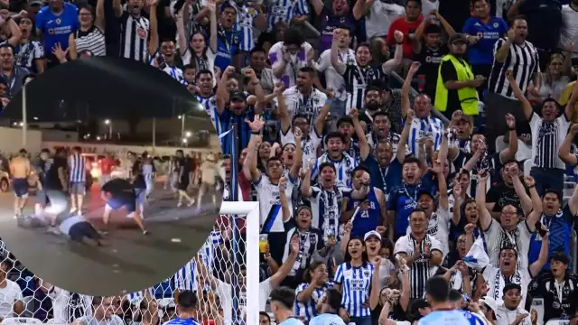 Seguidores de Rayados protagonizaron actos violentos en el exterior del estadio