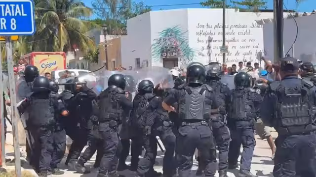 Vecinos de Sisal intentan talar el manglar para construir residencias habitacionales