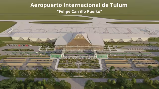 AMLO supervisa los trabajos del nuevo Aeropuerto Internacional de Tulum