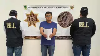El hombre fue puesto a disposición de la FGE Yucatán