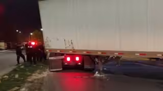 Tractocamión bloquea arteria en Polígono 108 de Mérida