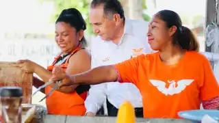 El candidato realizará una caminata previa a llegar a su evento en la Fuente del Pescador