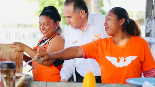 El candidato realizará una caminata previa a llegar a su evento en la Fuente del Pescador