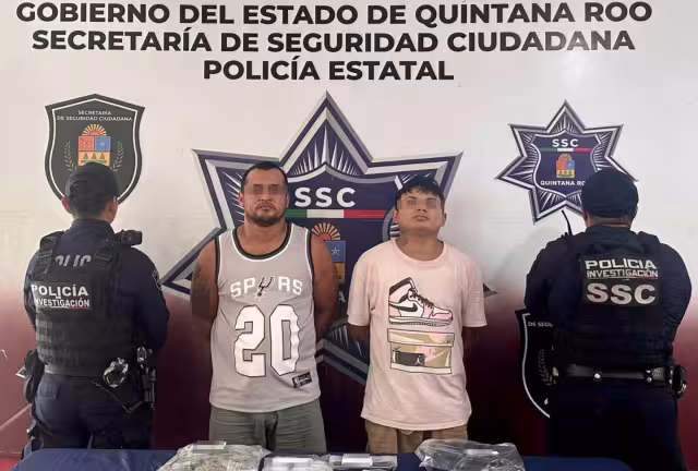 Los detenidos fueron identificados como Luis Enrique "N" y Juan Manuel "N"