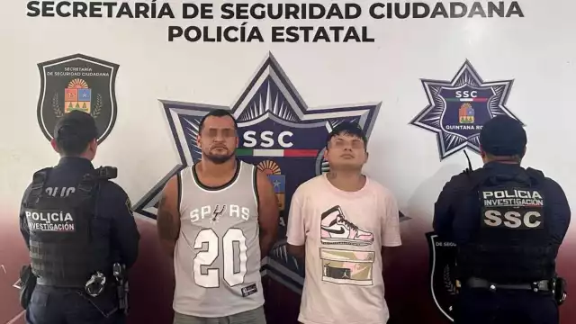 Los detenidos fueron identificados como Luis Enrique "N" y Juan Manuel "N"