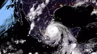 El huracán Grace tomó mayor intensidad desde el úlmo reporte de la CONAGUA, ahora es categoría 3