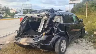Los cinco lesionados fueron trasladados a un hospital de Cancún