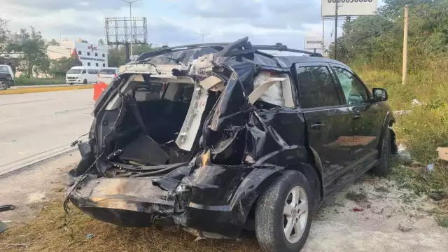 Los cinco lesionados fueron trasladados a un hospital de Cancún