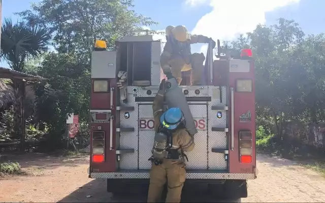 La fuga de gas se debía a la rotura de la válvula del tanque con una capacidad de 20 litros