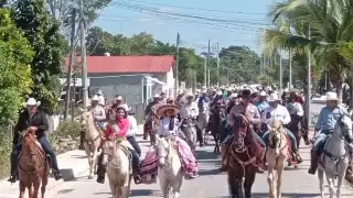 Arranca la feria de Ley de Reforma Agraria en Champotón con inauguración y multitudinaria cabalgata