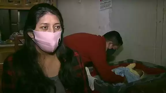 Juana Millaqueo contagió a su bebé de COVID-19 (Especial)