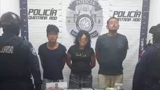 Un total de seis personas y entre ellos una mujer