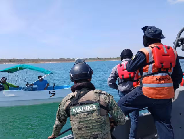 Marina decomisa compresor usado para pesca ilegal en costas de Champotón