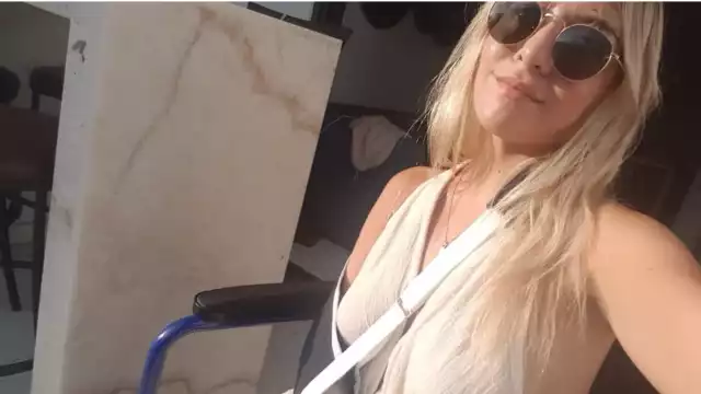 Luz Arias (29) había viajado a Cozumel y la atropelló un policía hace seis meses