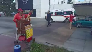 Máximo Rodríguez llegó hace pocos días con su hijo