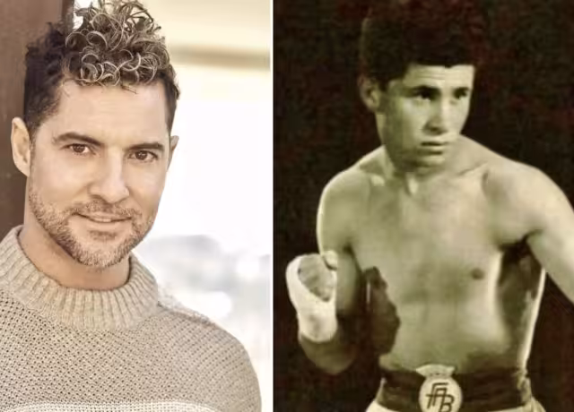 David y su padre un destacado deportista