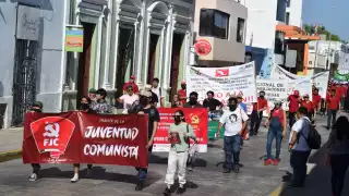 La marcha empezó desde el Parque Santiago de Mérida