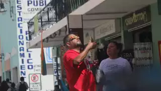 Miles de personas salieron a las calles a presenciar el Eclipse solar 2023 en la Península de Yucatán