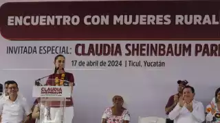 Claudia Sheinbaum resaltó que urge visibilizar a las artesanas y emprendedoras de Yucatán