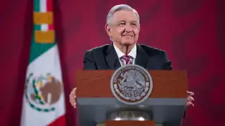 El presidente López Obrador en su conferencia matutina (Presidencial)