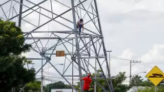 La caída dejó a la mujer en un estado de salud delicado