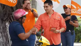 Roberto Marín Flores, candidato de Movimiento Ciudadano, señaló que dará sus propuestas sólo si es favorecida por los votos