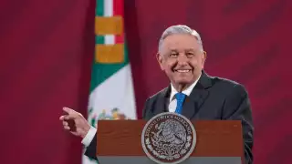 El presidente Andrés Manuel López Obrador en conferencia matutina (Presidencia)