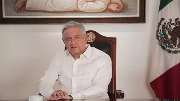 El presidente López Obrador dio un mensaje dominical desde Palacio Nacional (Presidencia) El presidente López Obrador dio un mensaje dominical desde Palacio Nacional (Presidencia)