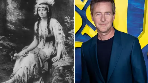 Edward Nortonn y Pocahontas son familia y así fue como se enteró el actor de Hollywood Edward Nortonn y Pocahontas son familia y así fue como se enteró el actor de Hollywood