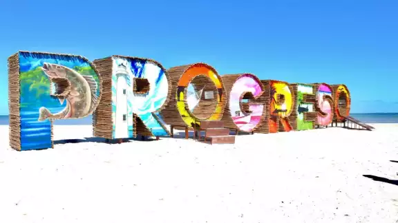 Disfrutar del sol, la arena y el mar sale gratis en Progreso Disfrutar del sol, la arena y el mar sale gratis en Progreso