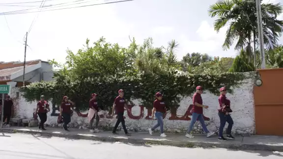 Morena continúa su campaña en Mérida Morena continúa su campaña en Mérida
