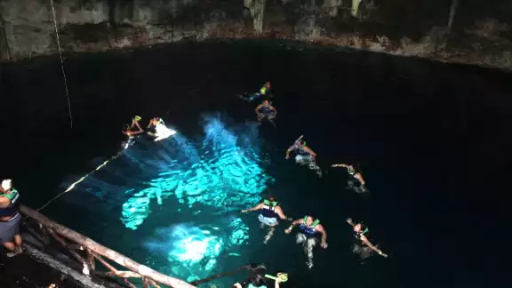 Se desconoce en qué cenote de Homún contrajeron la bacteria Se desconoce en qué cenote de Homún contrajeron la bacteria