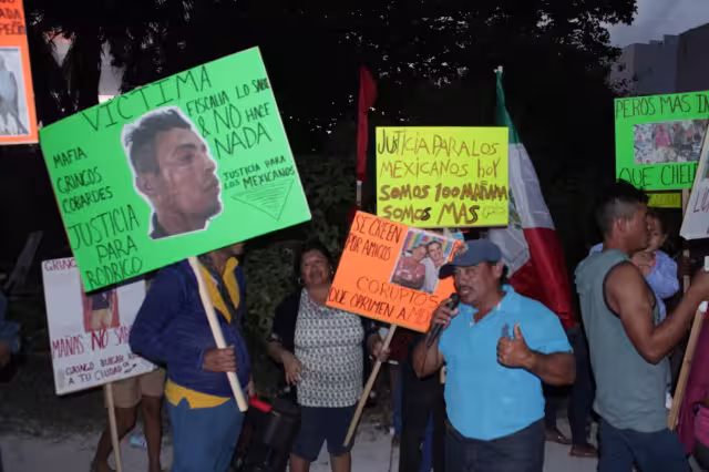 Una víctima de Chelem fue apedreada por un norteamericano de la tercera edad