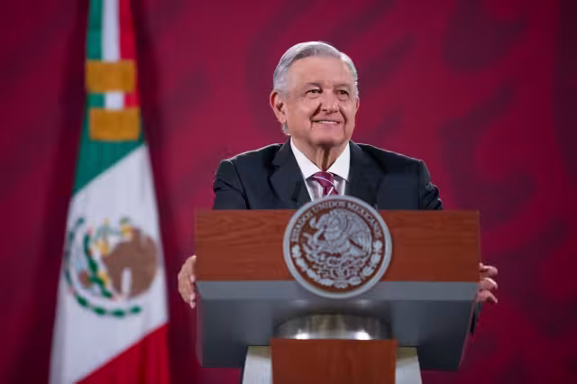 El presidente López Obrador en su conferencia matutina (Presidencial)