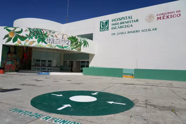 El IMSS de Escárcega fue visitado en 2022 por el presidente Andrés Manuel López Obrador