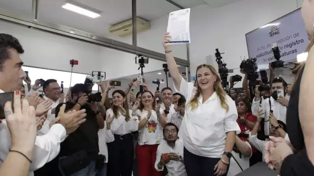 Cecilia Patrón es candidata a la Alcaldía de Mérida por el PAN-PRI-Nueva Alianza