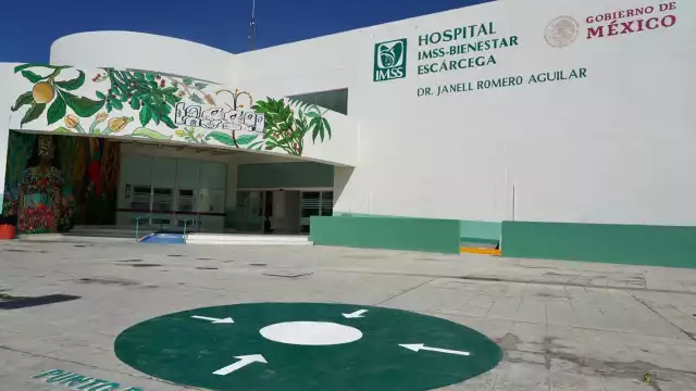 El IMSS de Escárcega fue visitado en 2022 por el presidente Andrés Manuel López Obrador