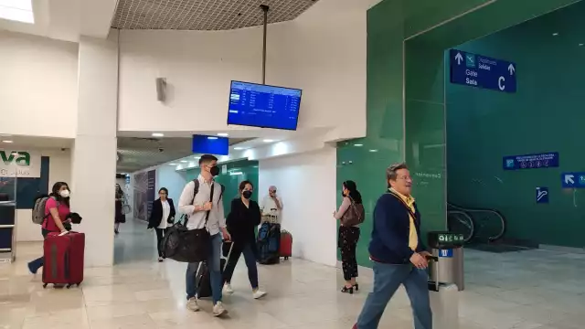 El Frente Frío no presentó ningún problema para la operación aérea en Mérida este jueves