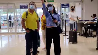 Entre las 09:y las 11:00 horas salen cinco vuelos a la Ciudad de México, según se expuso