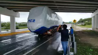 Los vagones van hacia Cancún