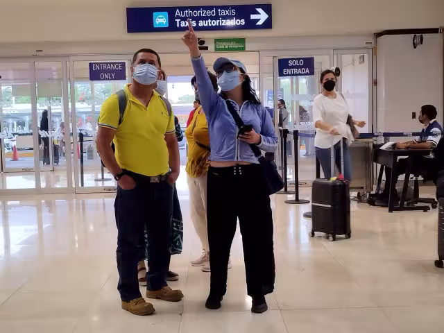 Entre las 09:y las 11:00 horas salen cinco vuelos a la Ciudad de México, según se expuso