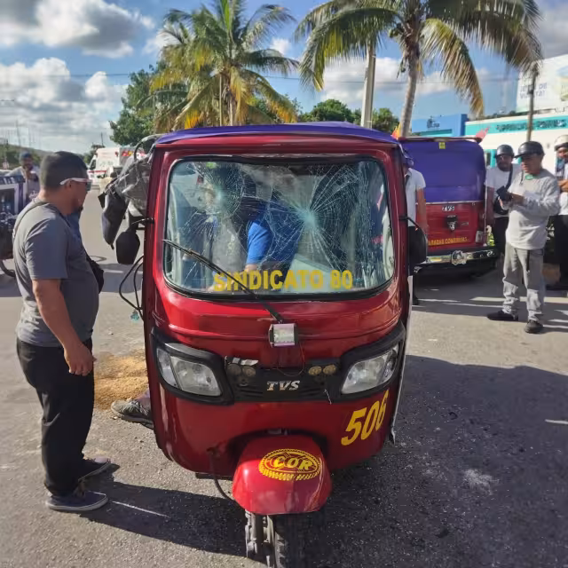 La culpa del impacto fue del mototaxi