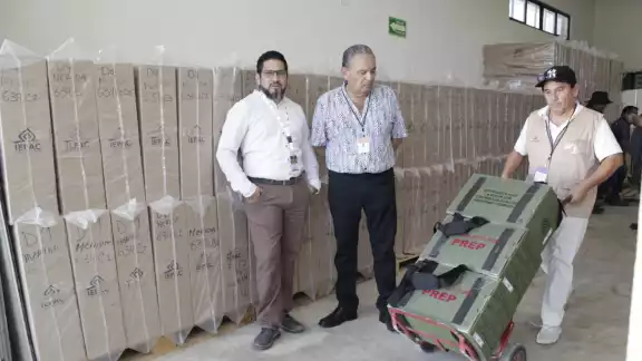 Los paquetes electorales estarán llegando a partir de este domingo