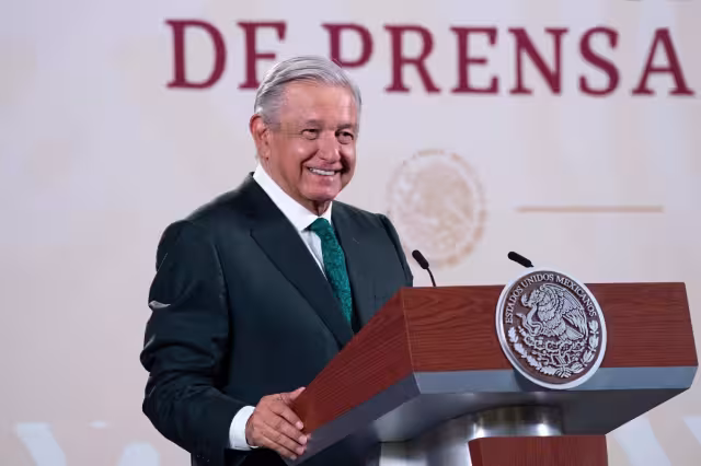 Presidente AMLO en conferencia de prensa