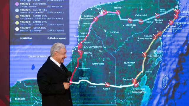 Presentan avances en los trabajos del Tren Maya