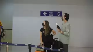 El primer vuelo que ha operado este miércoles es el 1110/1110 de Viva Aerobus de la ruta CDMX-Mérida-CDMX 