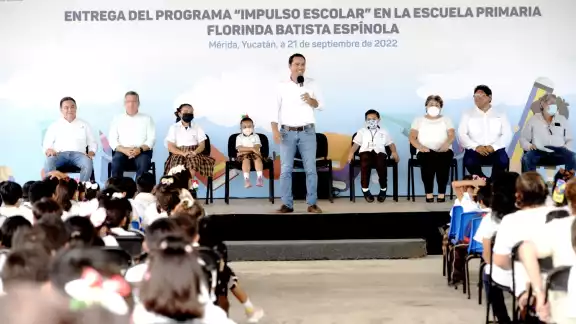 El Gobierno del Estado continúa entregando apoyos del programa Impulso Escolar en Mérida El Gobierno del Estado continúa entregando apoyos del programa Impulso Escolar en Mérida