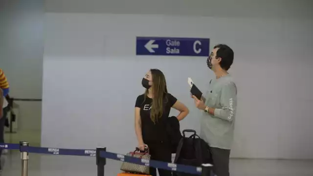 El primer vuelo que ha operado este miércoles es el 1110/1110 de Viva Aerobus de la ruta CDMX-Mérida-CDMX 